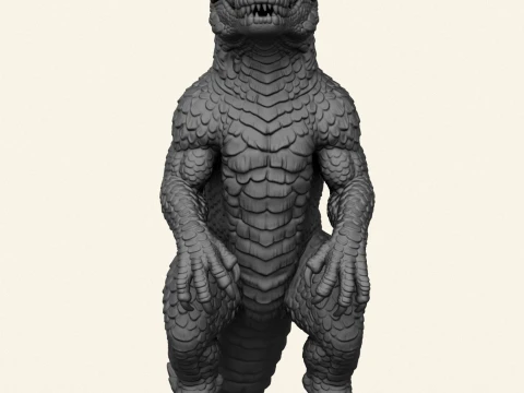Monster Godzilla Print Ready 3D Print Model