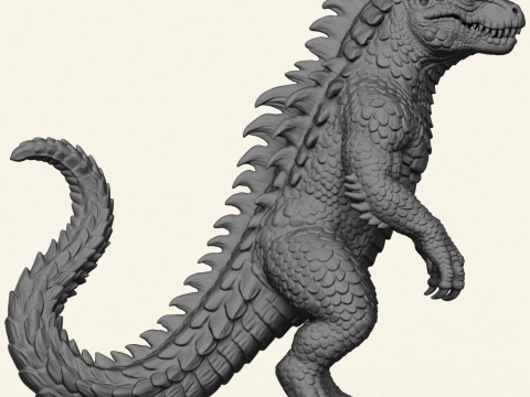 Monster Godzilla Print Ready 3D Print Model
