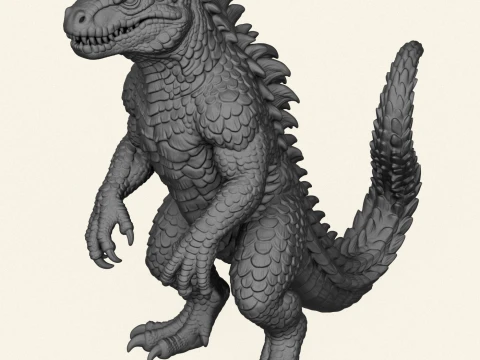 Monster Godzilla Print Ready 3D Print Model