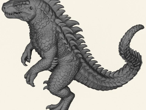 Monster Godzilla Print Ready 3D Print Model