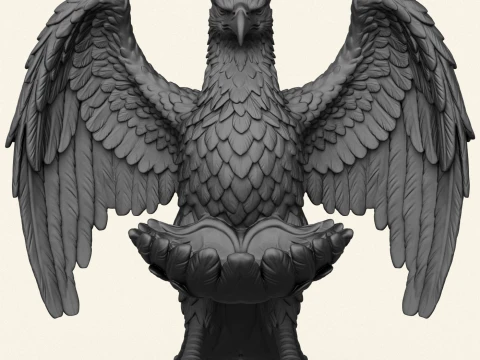 Eagle Bird Object Holder 3D Print Model