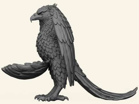 Eagle Bird Object Holder 3D Print Model