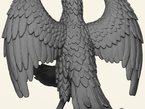 Eagle Bird Object Holder 3D Print Model