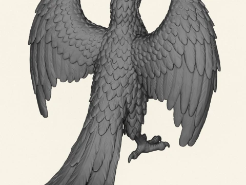 Eagle Bird Object Holder 3D Print Model