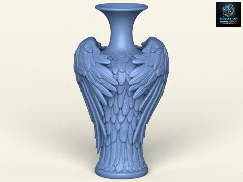 Stylish Wing Decorative Jug 3Dプリントモデル