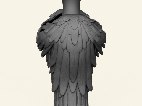Stylish Wing Decorative Jug 3D Print Model