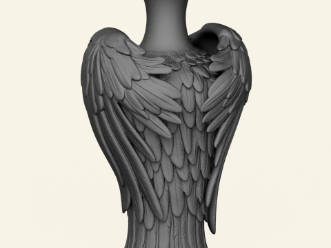 Stylish Wing Decorative Jug 3D Print Model