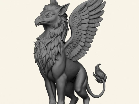 Holy Griffin Print Ready 3D Print Model