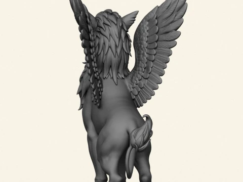 Holy Griffin Print Ready 3D Print Model