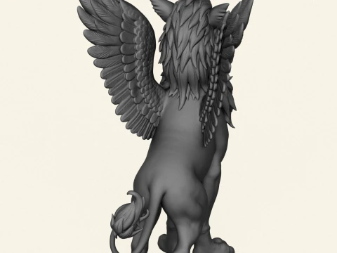 Holy Griffin Print Ready 3D Print Model