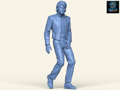 Michael Jackson Statue Modelo de Impressão 3D