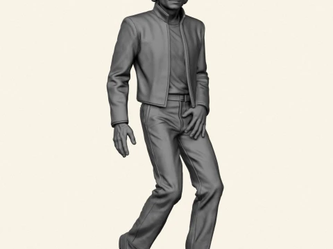 Michael Jackson Statue 3D Print Model