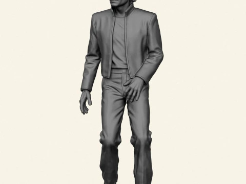 Michael Jackson Statue 3D Print Model