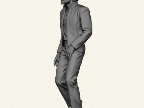 Michael Jackson Statue 3D Print Model