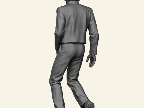 Michael Jackson Statue 3D Print Model