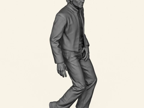 Michael Jackson Statue 3D Print Model