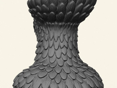 Vulture Head Object Holder 3D Print Model