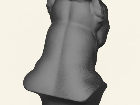 Pitbull Dog Head Object Holder 3D Print Model