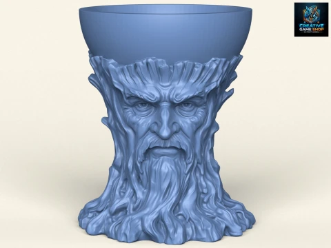 Stylish Tree Spirit Bowl 3D Print Model