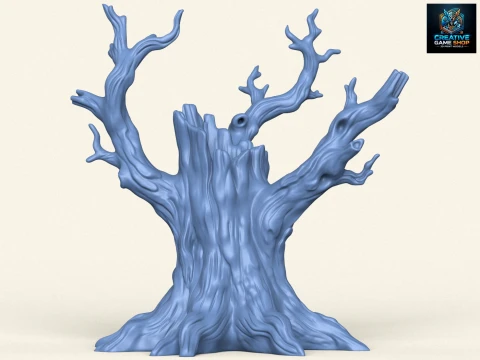 Tronc d'arbre mort 06 Modèles 3D en vedette