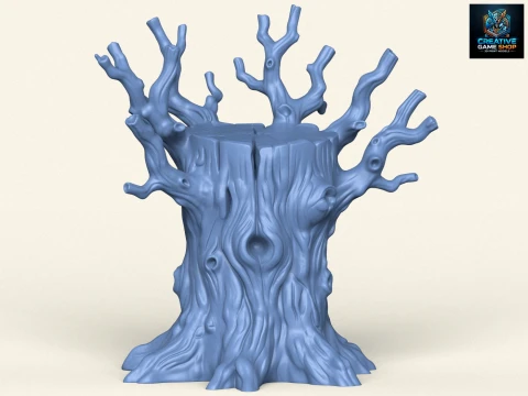 Tronc d'arbre mort 09 Modèles 3D en vedette