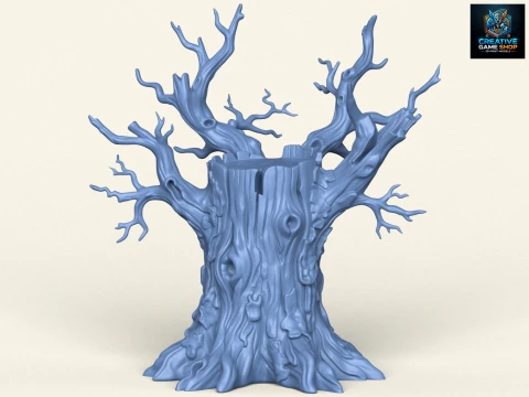 Dead Tree Trunk 10 3D Print Model