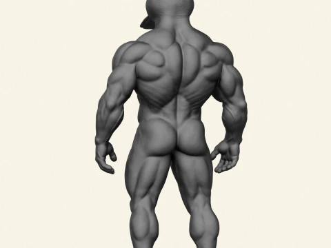Stylish Duck Man Character 3D Print Model