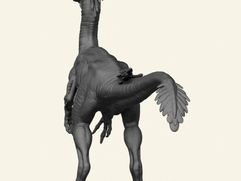 Compsognathus Dinosaur 3D Print Model