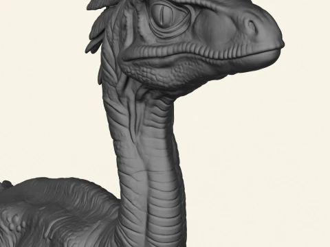 Compsognathus Dinosaur 3D Print Model