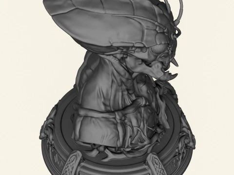 District 9 Alien Bust 3D Print Model