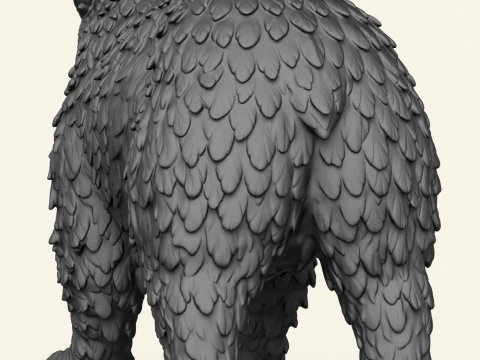 Owlbear Mythical Creature 3D Print Model