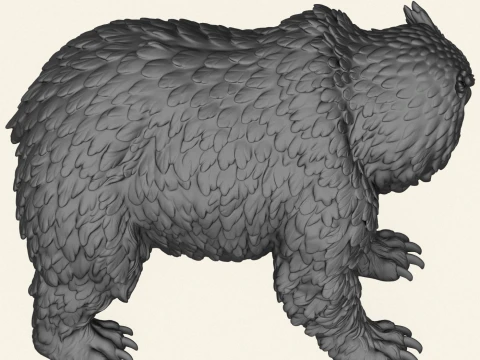 Owlbear Mythical Creature 3D Print Model