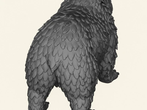 Owlbear Mythical Creature 3D Print Model