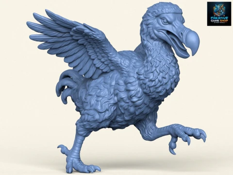 Dodo Bird Running 3D 프린트 모델