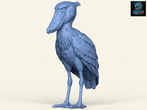 Shoebill Bird 3D Принт Модель