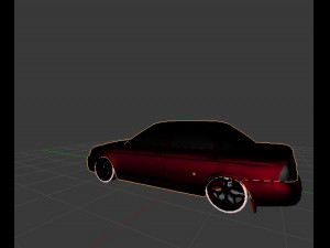 lada priora custom 3D Model