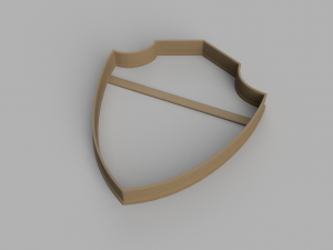 shield cutter cookie stl shieldcutter cookie stl 3D Модель