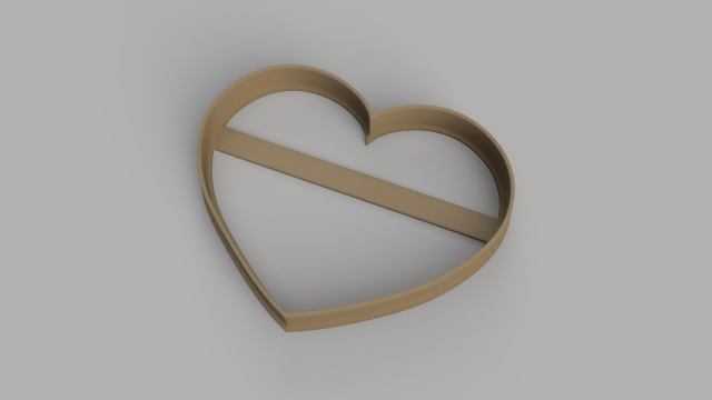 heart cutter cookie stl heart cutter cookie stl 3D Модель .c4d .max .obj .3ds .fbx .stl .blend 