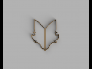 fox cutter cookie stl custom cookie cutter stl 3d print design 3d files stl file 3D मॉडल