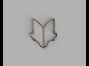 fox cutter cookie stl custom cookie cutter stl 3d print design 3d files stl file 3D Model