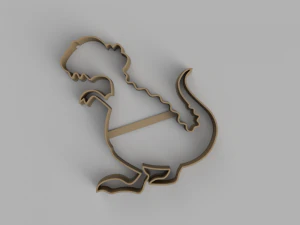 ディノカッター クッキーstl カスタムクッキーカッター stl 3dプリントデザイン 3dファイル stlファイル 3Dモデル