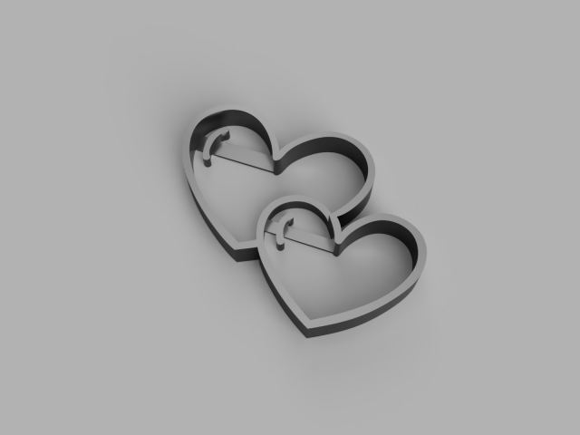 heart cutter cookie stl custom cookie cutter stl 3d print design 3d files stl file 3D Model .c4d .max .obj .3ds .fbx .stl .blend 