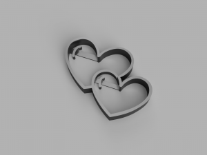 heart cutter cookie stl custom cookie cutter stl 3d print design 3d files stl file 3D Модель