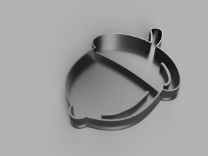 stomach cutter cookie stl custom cookie cutter stl 3d print design 3d files stl file 3D Model