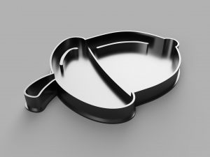 stomach cutter cookie stl custom cookie cutter stl 3d print design 3d files stl file Modelo 3D
