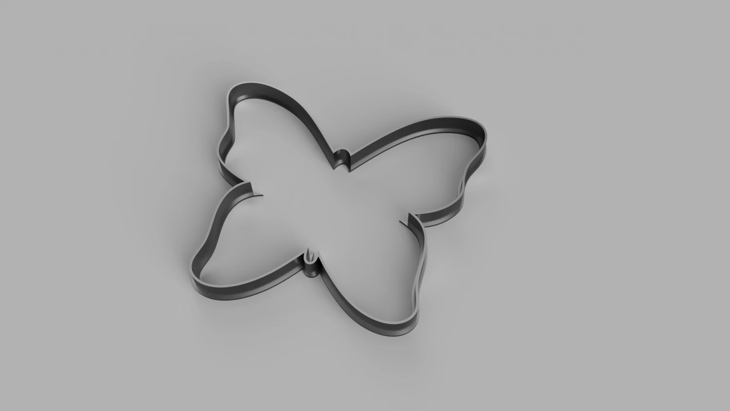 butterfly cutter cookie stl custom cookie cutter stl 3d print design 3d files stl file 3D Model .c4d .max .obj .3ds .fbx .stl .blend 