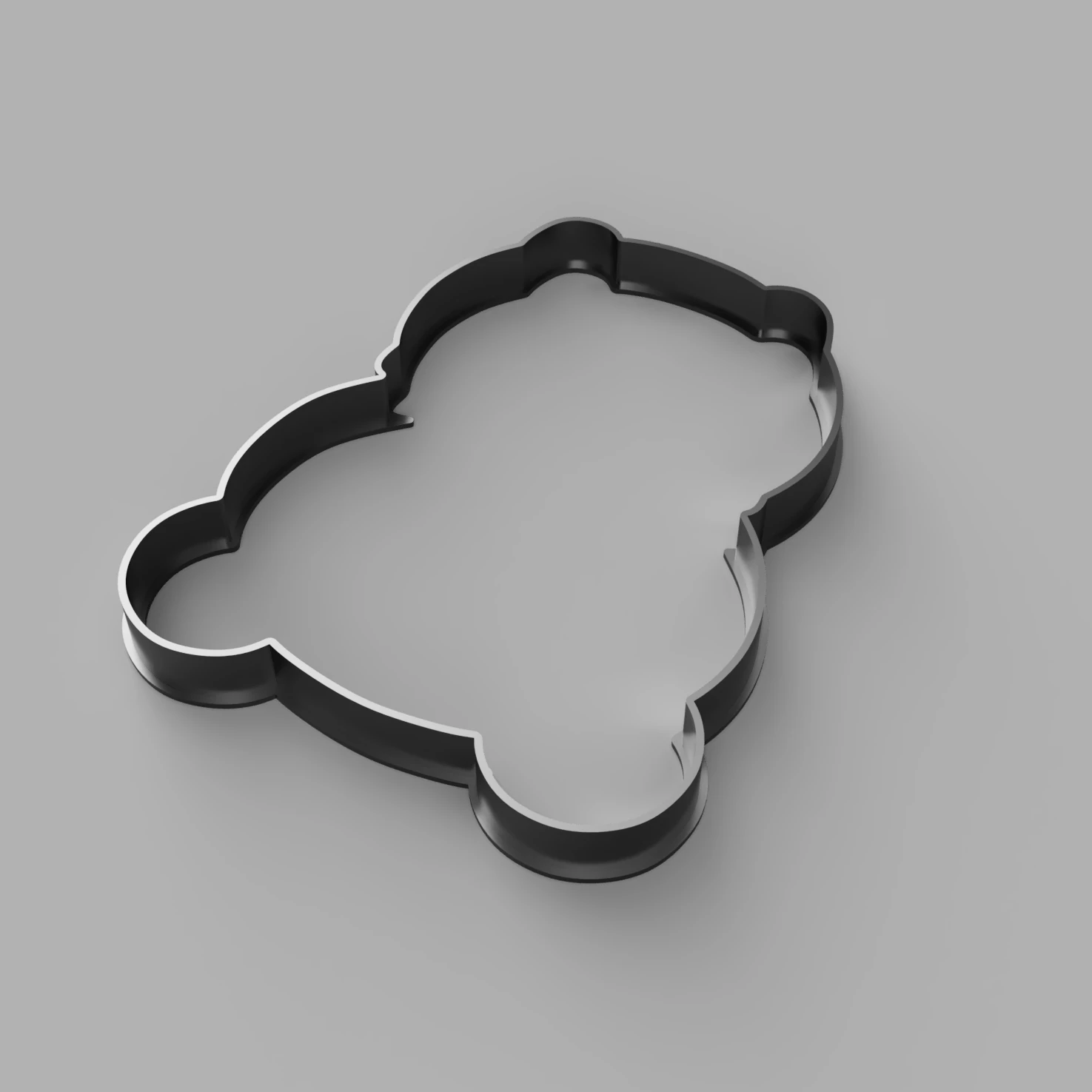 panda cutter cookie stl custom cookie cutter stl 3d print design 3d files stl file 3D Model .c4d .max .obj .3ds .fbx .stl .blend 