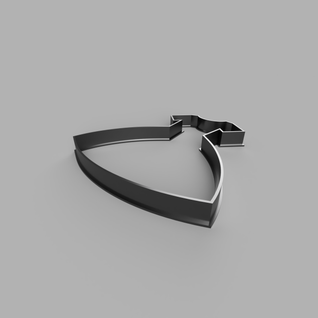 dress cutter cookie stl custom cookie cutter stl 3d print design 3d files stl file Model 3D .c4d .max .obj .3ds .fbx .stl .blend 