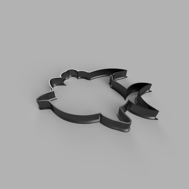 shark cutter cookie stl custom cookie cutter stl 3d print design 3d files stl file 3D मॉडल .c4d .max .obj .3ds .fbx .stl .blend 