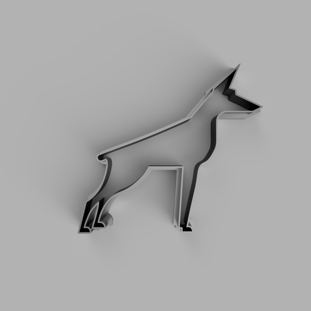 doberman cutter cookie stl custom cookie cutter stl 3d print design 3d files stl file Model 3D .c4d .max .obj .3ds .fbx .stl .blend 